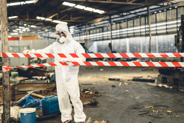 Professional Odor Removal technician working in Eddyville, IA